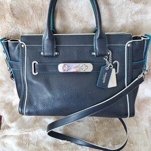 AUTHENTIC COACH COLLECTION NOW ON POSHMARK! $600 Coach Edgestain Swagger 27